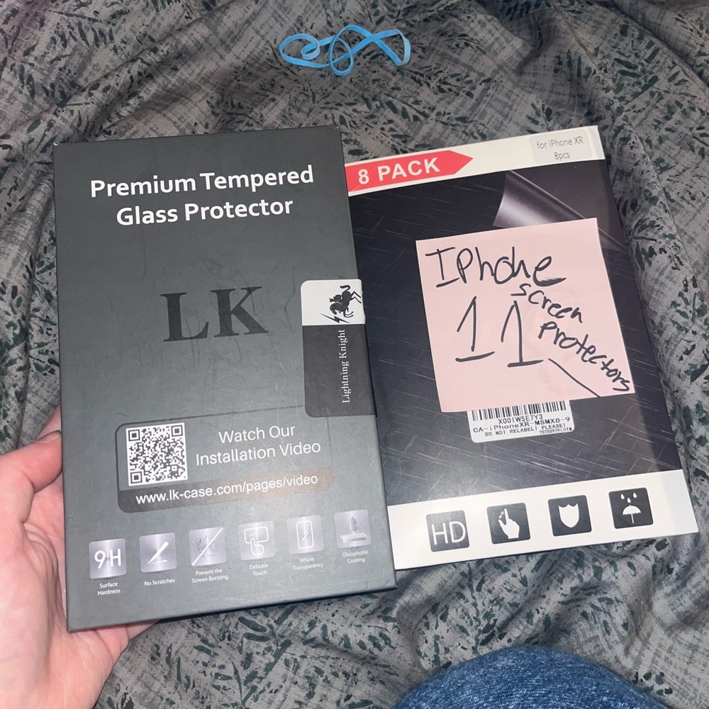 LK Glass (4) & J&D (5) Matt iPhone 11 Screen Protectors bundle of 9